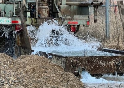 Rushing Water From a Machine