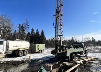 Well Drilling in Winter